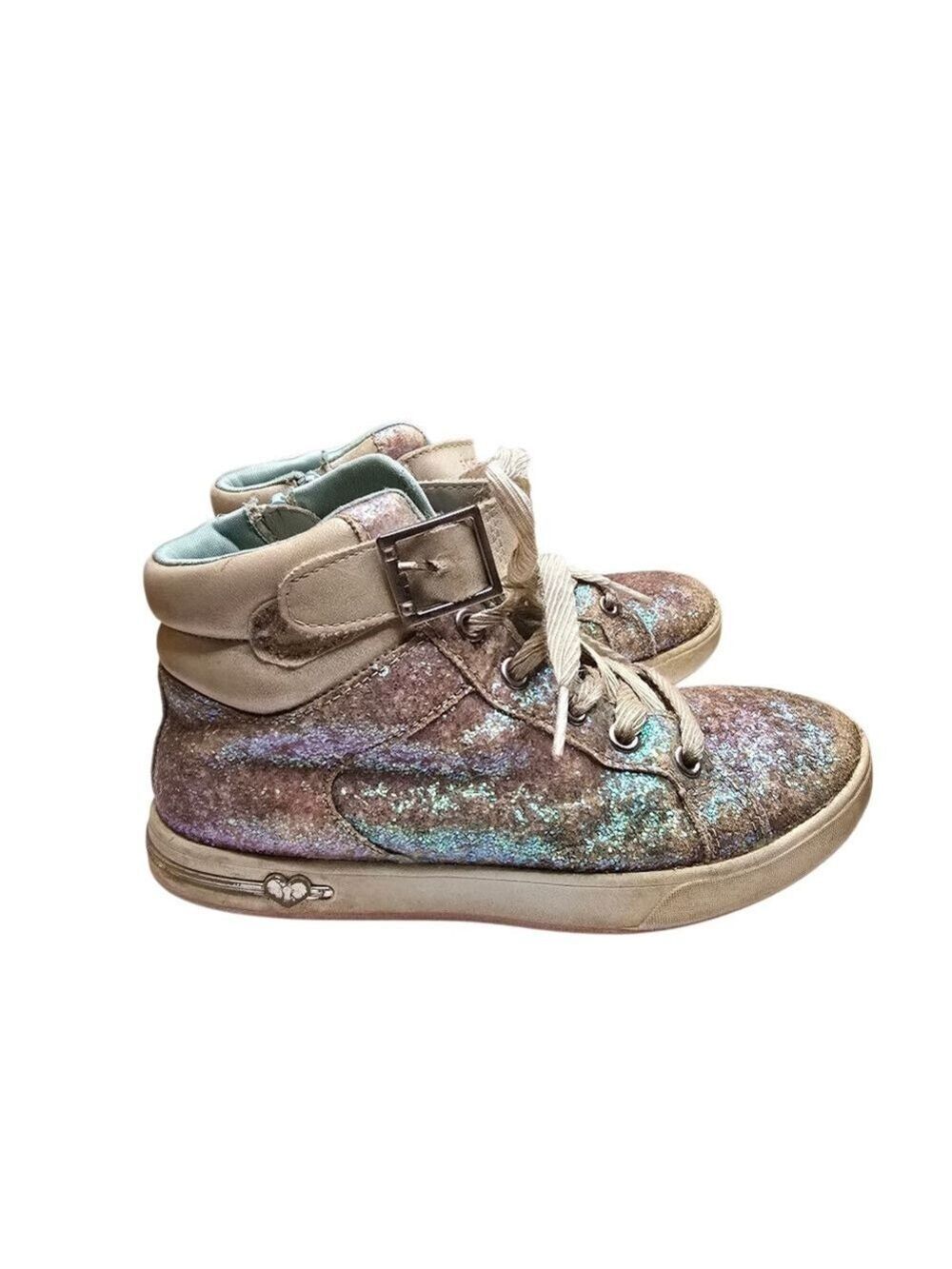 Skechers Mid Top Shimmer Sneakers 2.5